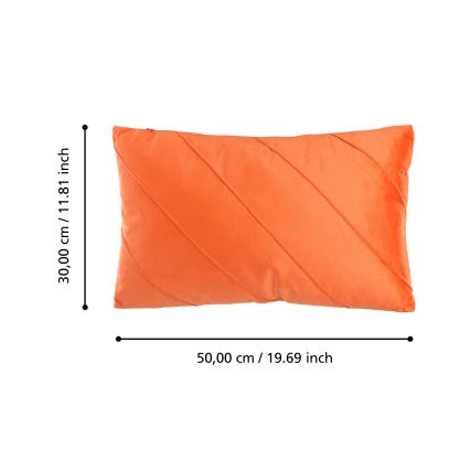 Eglo 420257 - Декоративна възглавница SHOURA 30x50 см оранжева