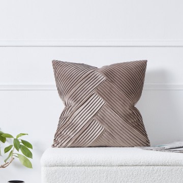 Eglo 420266 - Декоративна възглавница SHOURA 45x45 см кафява