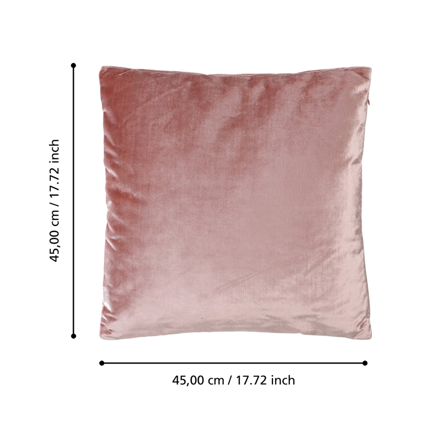 Eglo 420269 - Декоративна възглавница SINGU 45x45 см розова