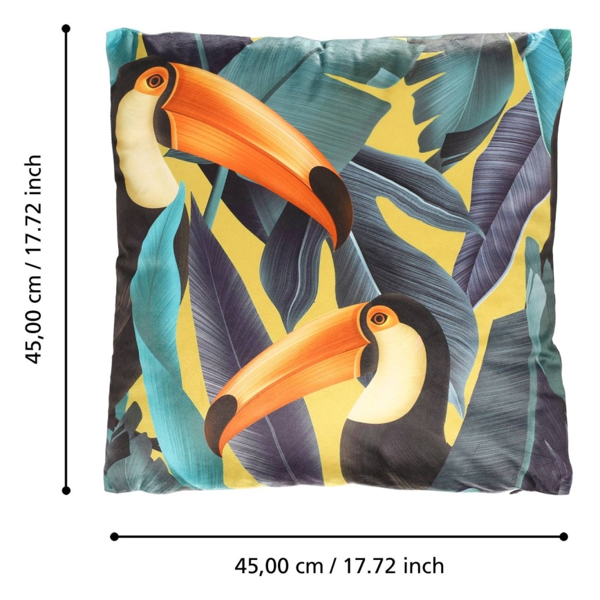 Eglo - Декоративна възглавница 45x45 см цветен