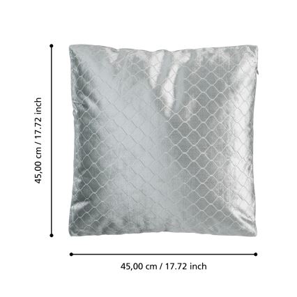 Eglo 420283 - Декоративна възглавница SINGU 45x45 см, сива