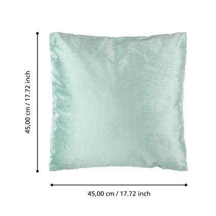Eglo 420285 - Декоративна възглавница SINGU 45x45 см в цвят мента