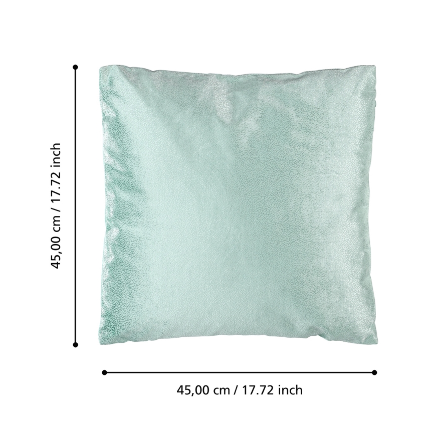 Eglo 420285 - Декоративна възглавница SINGU 45x45 см в цвят мента