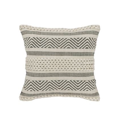 Eglo 420304 - Декоративна възглавница MELUT 45x45 cm кремава/черна