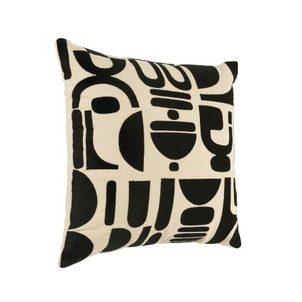 Eglo 420307 - Декоративна възглавница CHEVERY 45x45 cm крем/черен