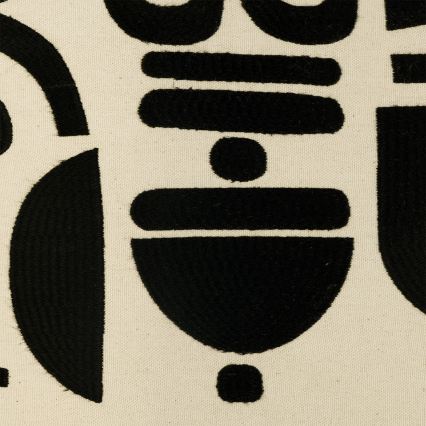 Eglo 420307 - Декоративна възглавница CHEVERY 45x45 cm крем/черен