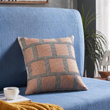 Eglo 420308 - Декоративна възглавница CHEVERY 45x45 cm кафява