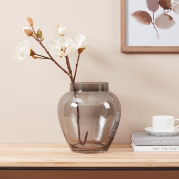 Eglo 421211 - Стъклена ваза ASINDRO 23,5x22 cm черна/опушена