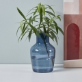 Eglo 421219 - Стъклена ваза SIRANANA 22x14,5 см синьо/димно