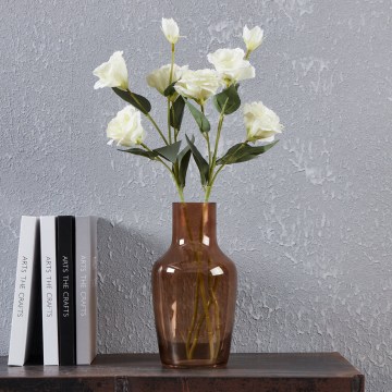 Eglo 421224 - Стъклена ваза SIRANANA 25x13,3 cm кафява/опушена