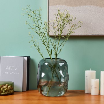 Eglo 421239 - Стъклена ваза MAROSAVA 23x20 cm черна/опушена