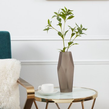 Eglo 421345 - Стъклена ваза CLONONY 30x12 см, кафява