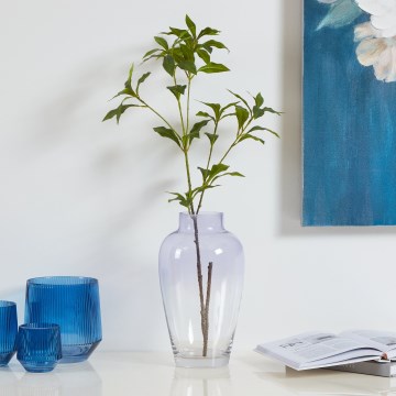 Eglo 421356 - Стъклена ваза KENYASI 27x15,5 см лилава