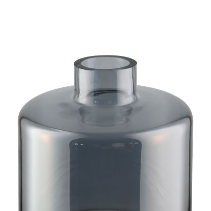 Eglo 421385 - Стъклена ваза NABAS 24,5x21 cm черна/димна