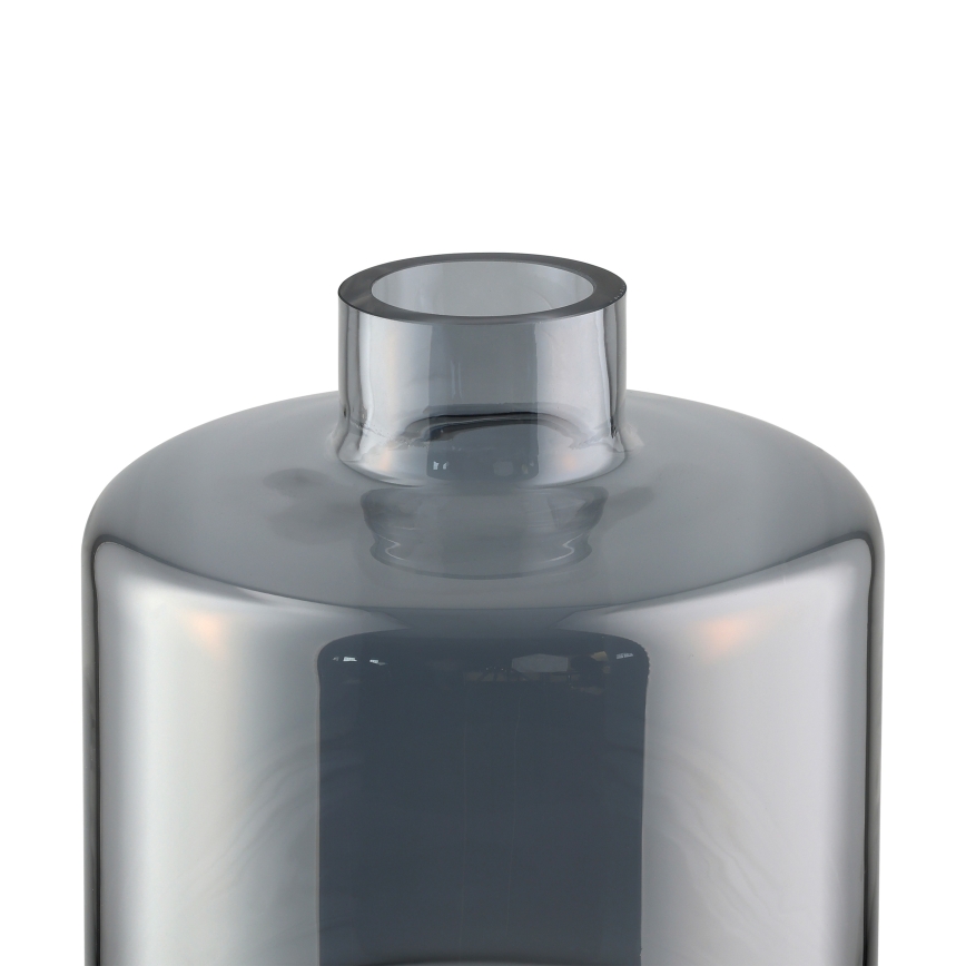 Eglo 421385 - Стъклена ваза NABAS 24,5x21 cm черна/димна