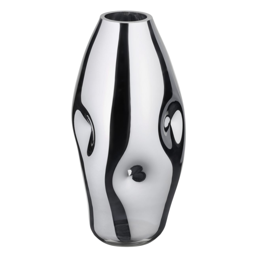 Eglo 421682 - Стъклена ваза XIPORAI 28,5x14,5 см блестящ хром