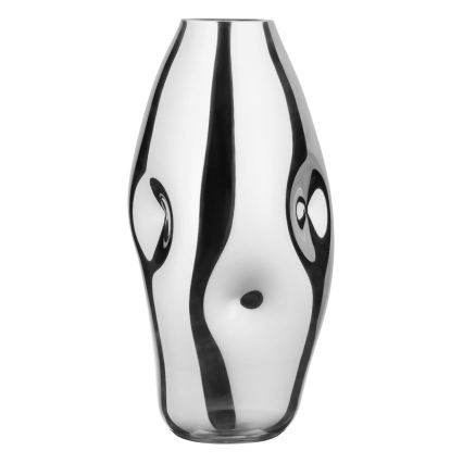 Eglo 421682 - Стъклена ваза XIPORAI 28,5x14,5 см блестящ хром