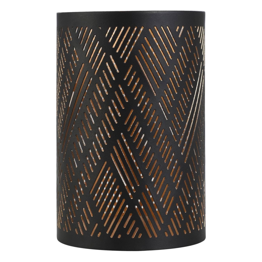 Eglo - Свещник 15x10 см черен/златист