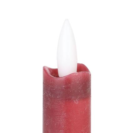 Eglo - К-кт 2x LED свещ LED/1xAAA 15 см червен
