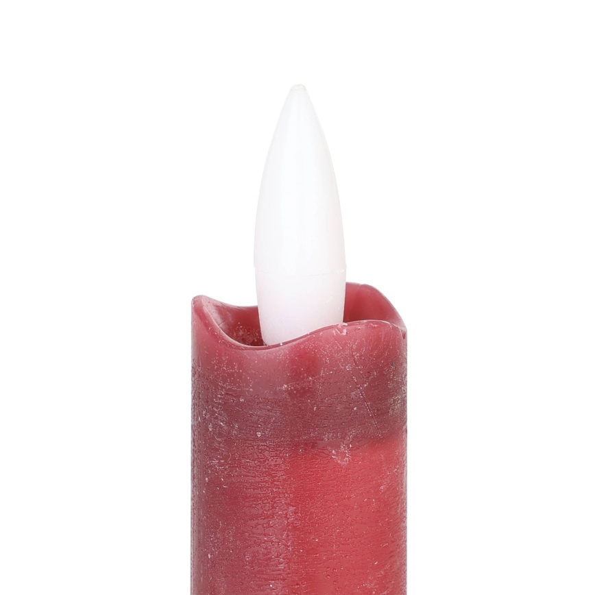 Eglo - К-кт 2x LED свещ LED/1xAAA 15 см червен