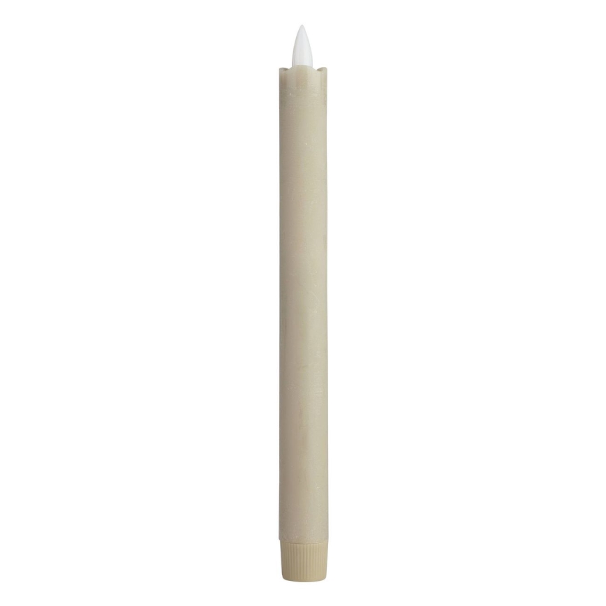 Eglo - Комплект 2 бр. LED свещи LED/1xAAA 24,5 см бежова