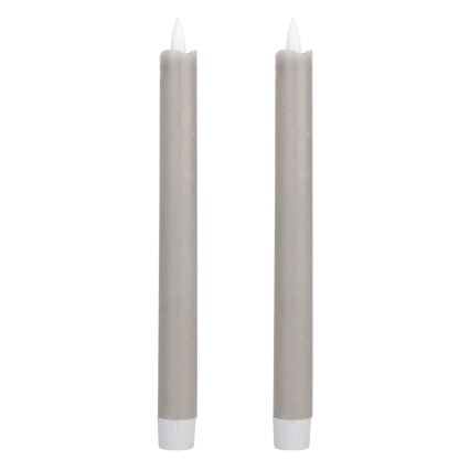 Eglo - К-кт 2x LED свещ LED/1xAAA 24,5 см сив