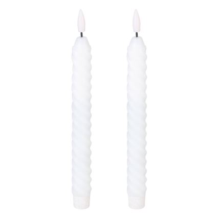 Eglo - К-кт 2x LED свещ LED/1xAAA 25 см бял