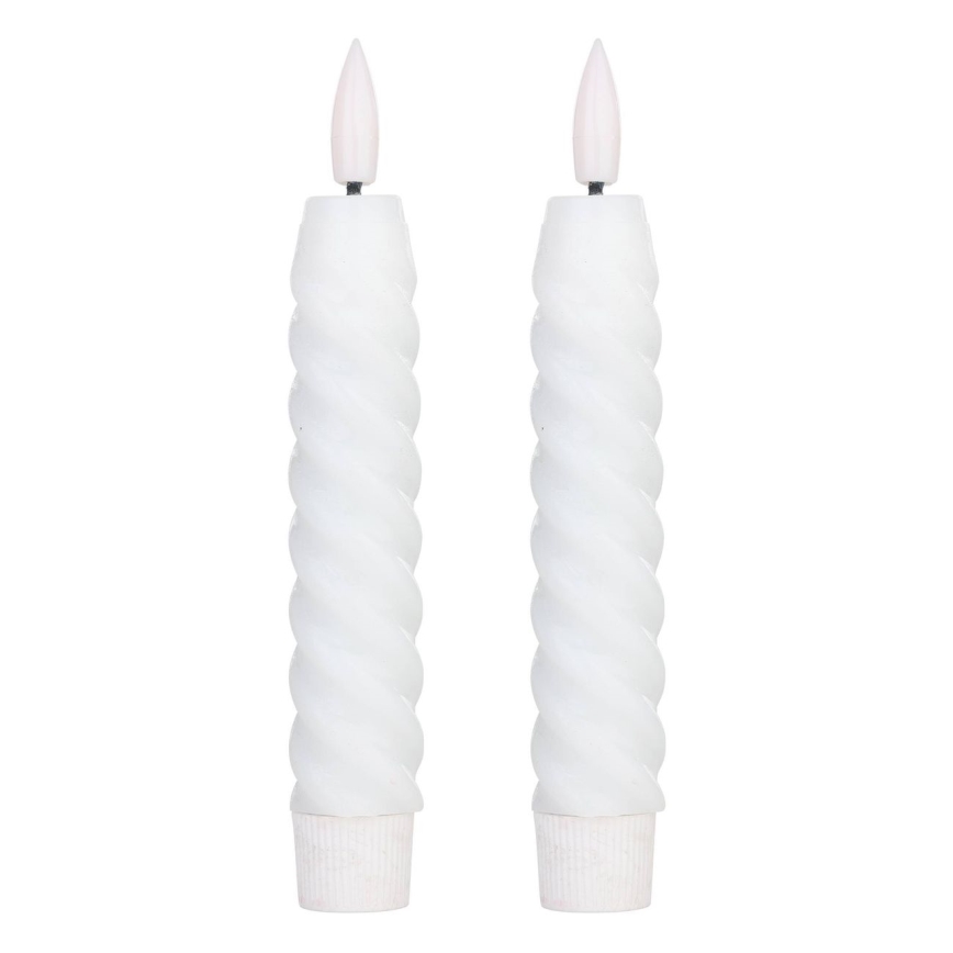 Eglo - К-кт 2x LED свещ LED/1xAAA 15 см бял