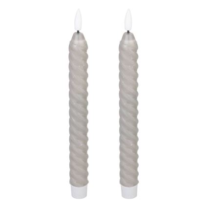 Eglo - К-кт 2x LED свещ LED/1xAAA 25 см сив
