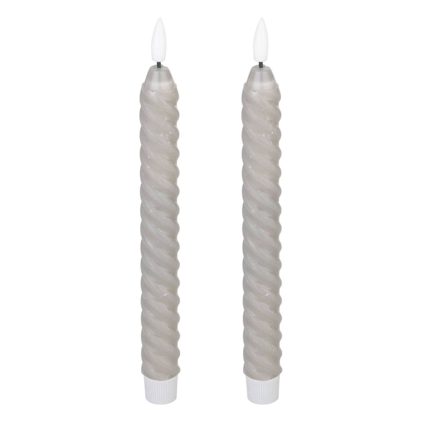 Eglo - К-кт 2x LED свещ LED/1xAAA 25 см сив