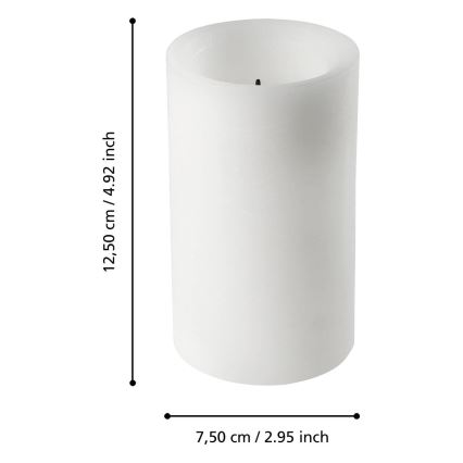 Eglo - LED Свещ LED/2xAA топло бял