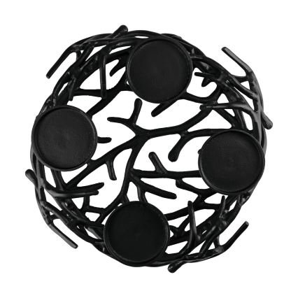 Eglo 422732 - Свещник OROQUIETA 13,5x35 см черен