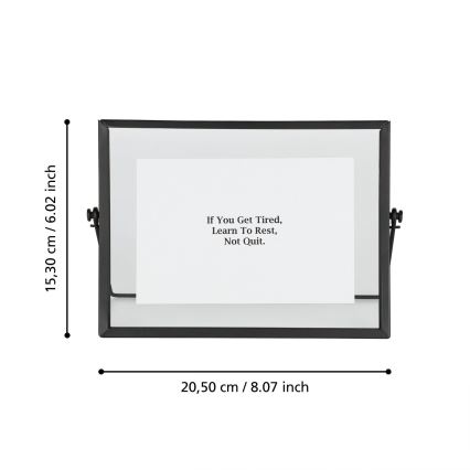 Eglo - Рамка за снимка 10x15 см черен