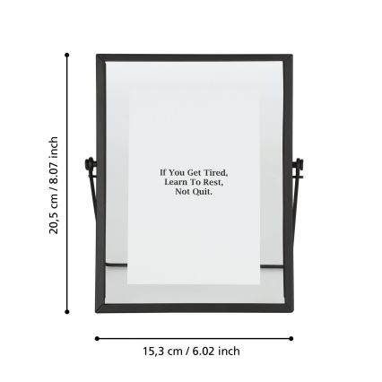 Eglo - Фото рамка 10x15 см черна