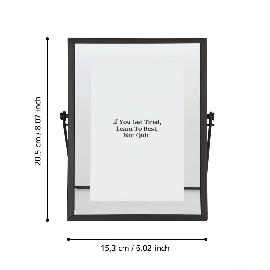 Eglo - Фото рамка 10x15 см черна