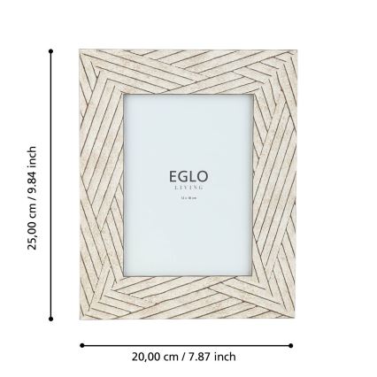 Eglo - Рамка за снимка 13x18 см бежов