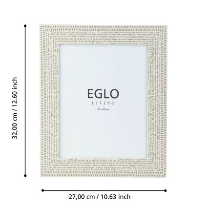 Eglo - Рамка за снимка 20x25 см кремав