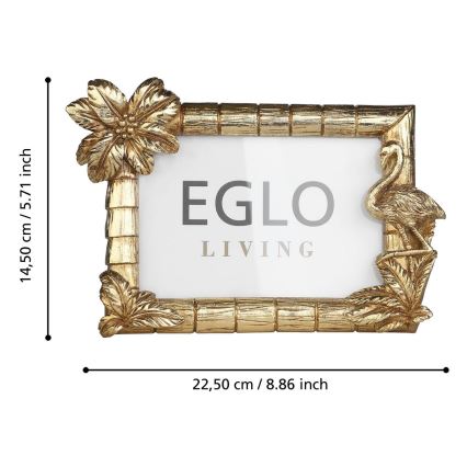 Eglo - Рамка за снимка 10x15 см златист