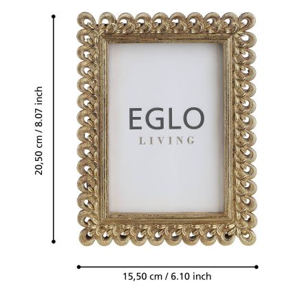 Eglo - Рамка за снимка 10x15 см златист