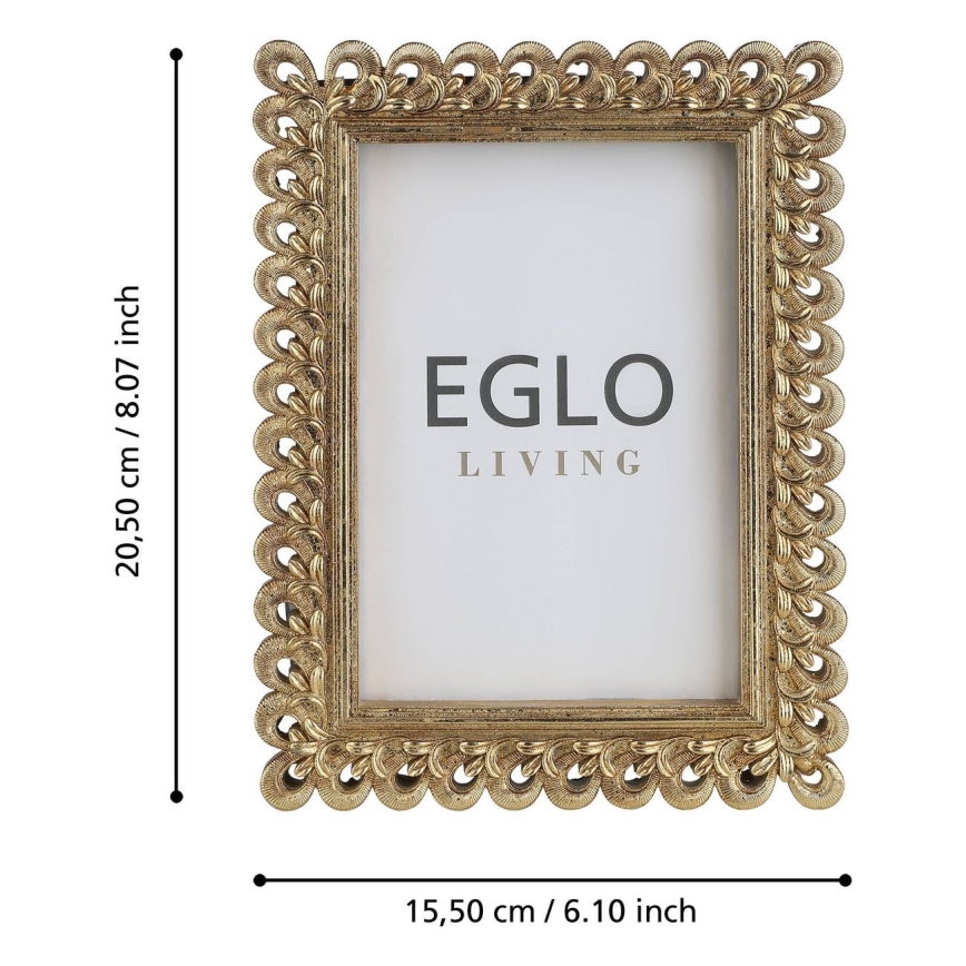 Eglo - Рамка за снимка 10x15 см златист