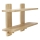 Eglo 424555 - Стенна полица MAINTIMBATO 32x60 cm дъб