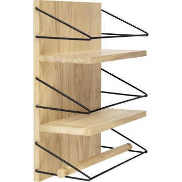 Eglo 424556 - Стенна полица MAINTIMBATO 41x33 cm дъб