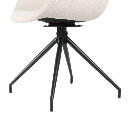 Eglo - Трапезен стол 82x58 см кремав/черен