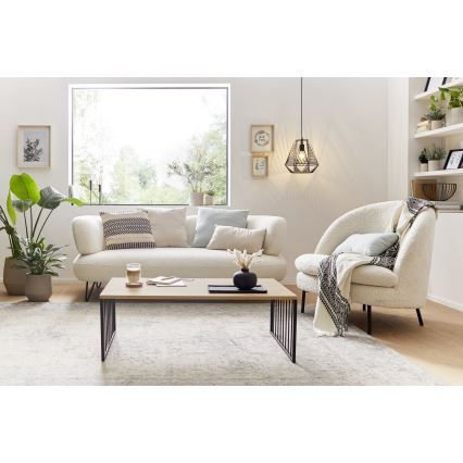 Eglo 424801 - Холна маса AUKSIDE 53,5x100 cm кафява/черна