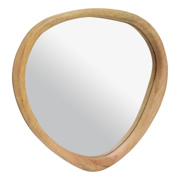 Eglo 425006 - Стенно огледало BANI 39x39,5 см кафяво