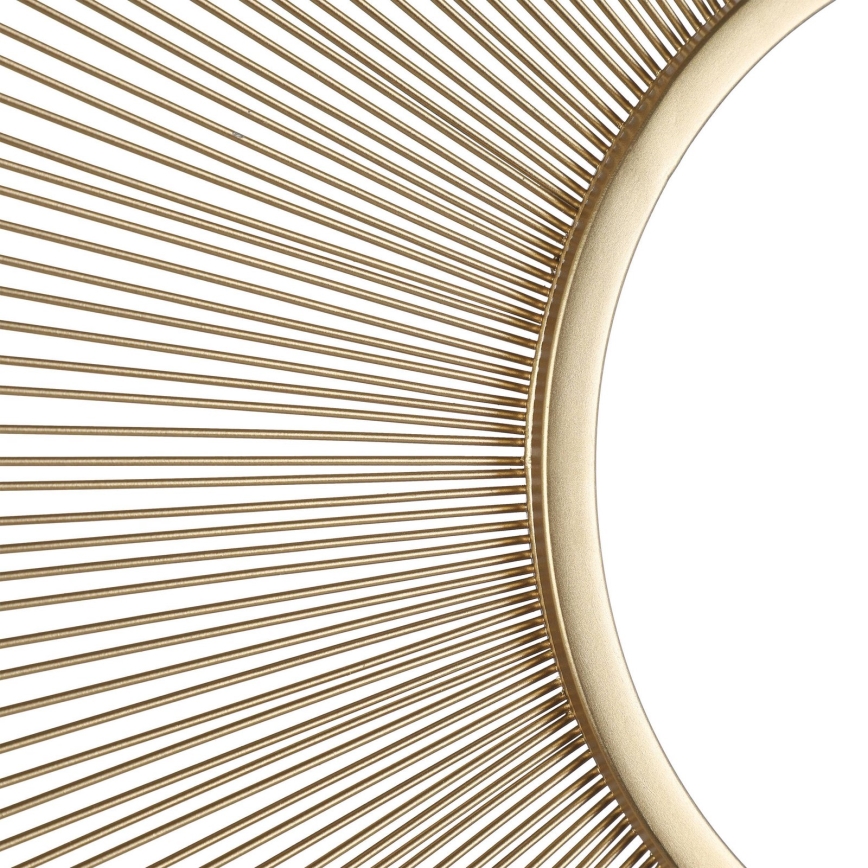 Eglo - Стенно огледало с диаметър 76 см, златисто/черно