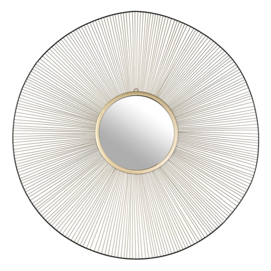 Eglo - Стенно огледало с диаметър 76 см, златисто/черно