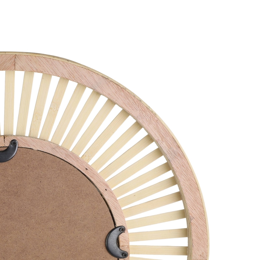 Eglo 425037 - Стенно огледало MITSUKE Ø 40 см бамбук