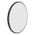 Eglo 425042 - Стенно огледало BANI Ø 31 см черно