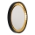 Eglo 425062 - Стенно огледало BONTANG Ø 90 см черно/златисто